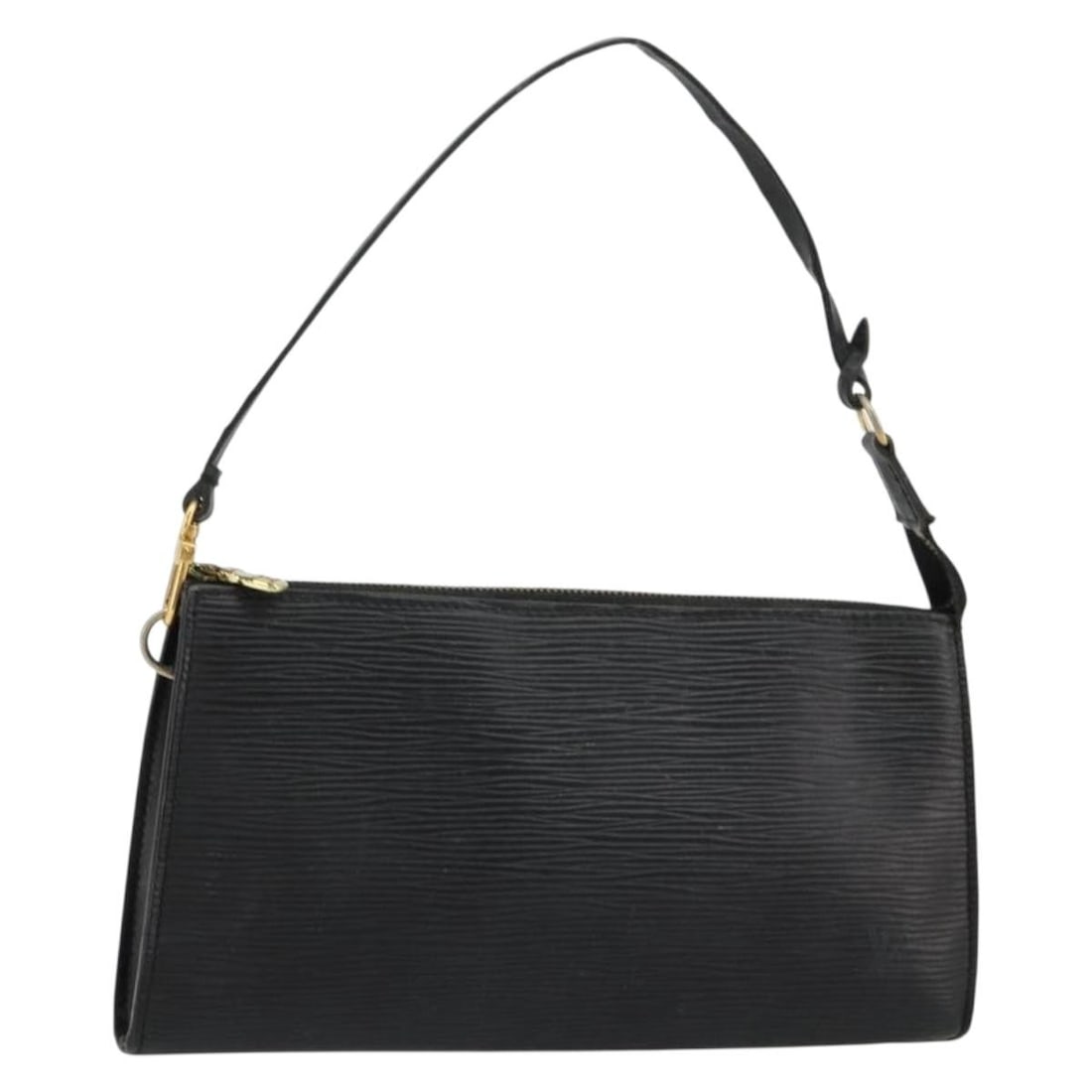 Louis Vuitton M52982 Epi Leather Accessory Pouch Black France: Louis Vuitton M52982 Epi Leather Accessory Pouch Black France Louis Vuitton Epi Pochette Accessoires pouch in black Epi leather, made in France. This women's accessory pouch is identified by product n