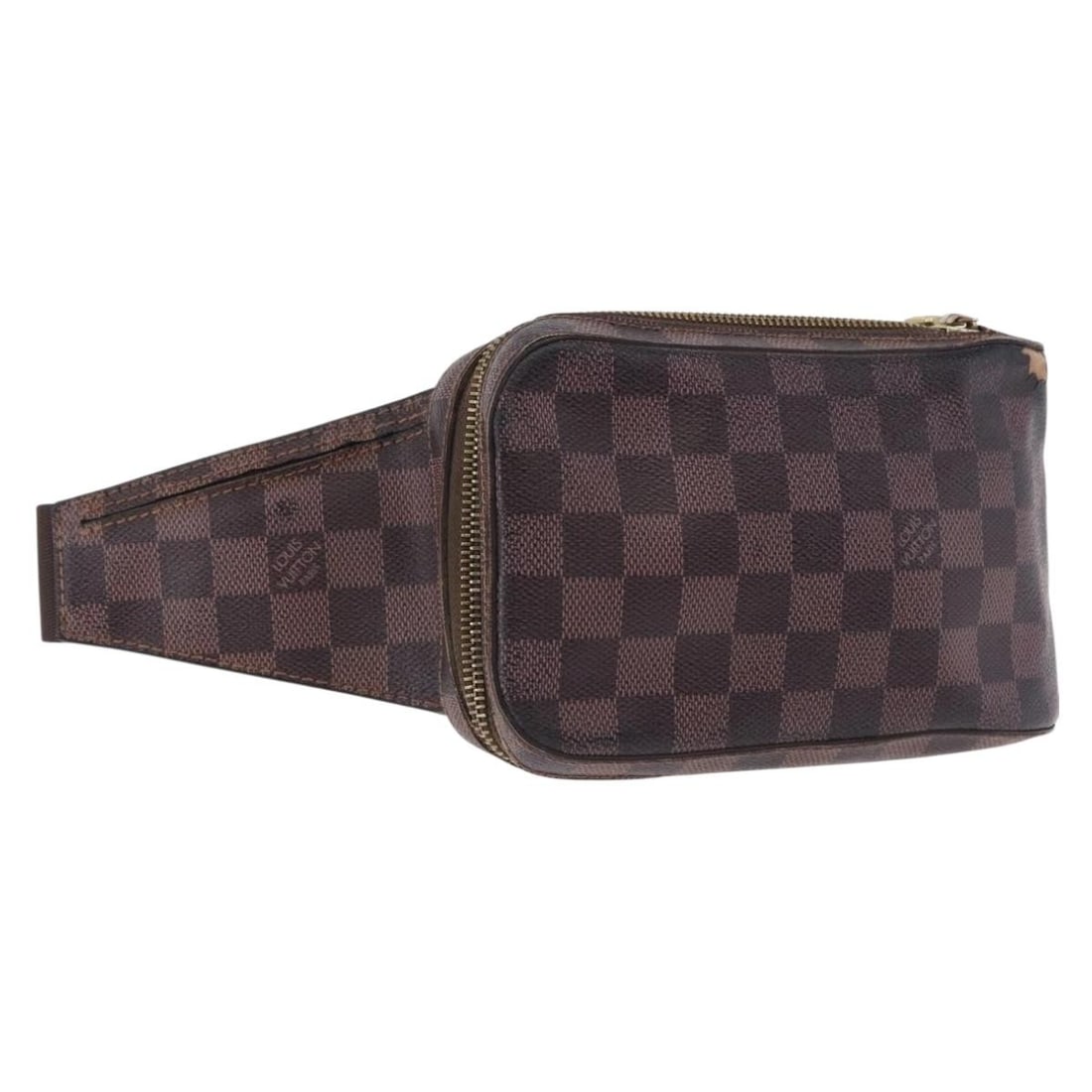 Louis Vuitton N51994 Geronimos Damier Ebene Canvas Shoulder Bag: Louis Vuitton N51994 Geronimos Damier Ebene Canvas Shoulder Bag Louis Vuitton Geronimos shoulder bag in Damier Ebene canvas, made in Spain. The bag is identified with product number N51994 and serial 