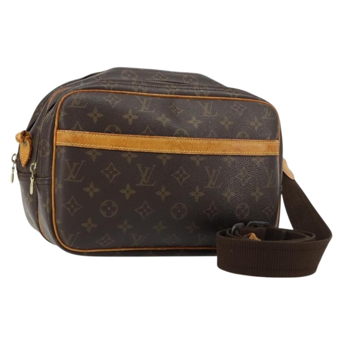 Louis Vuitton M45254 Reporter PM Monogram Canvas Shoulder Bag: Louis Vuitton M45254 Reporter PM Monogram Canvas Shoulder Bag Louis Vuitton Reporter PM shoulder bag in Monogram Canvas, made in France. The bag is identified by product number M45254 and features a s