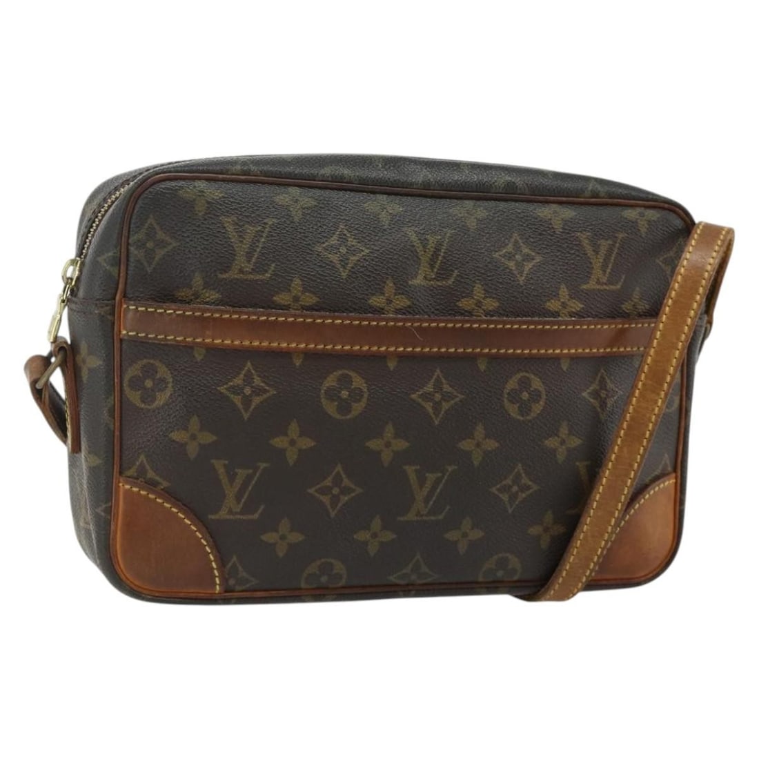 Louis Vuitton Trocadero 27 Monogram Canvas Shoulder Bag M51274: Louis Vuitton Trocadero 27 Monogram Canvas Shoulder Bag M51274 Louis Vuitton Trocadero 27 shoulder bag in Monogram canvas, made in France. The bag features a monogram canvas exterior with shoulder str