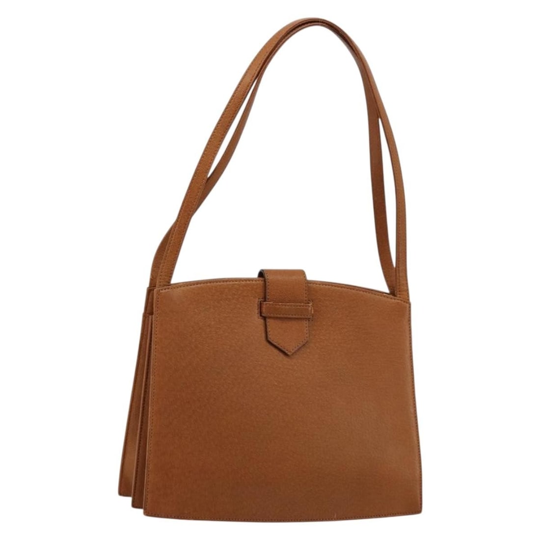 Saint Laurent Brown Leather Women Tote Bag: Saint Laurent Brown Leather Women Tote Bag This SAINT LAURENT tote bag is crafted from brown leather and designed for women. The bag features a spacious interior and a practical handle drop for comfor