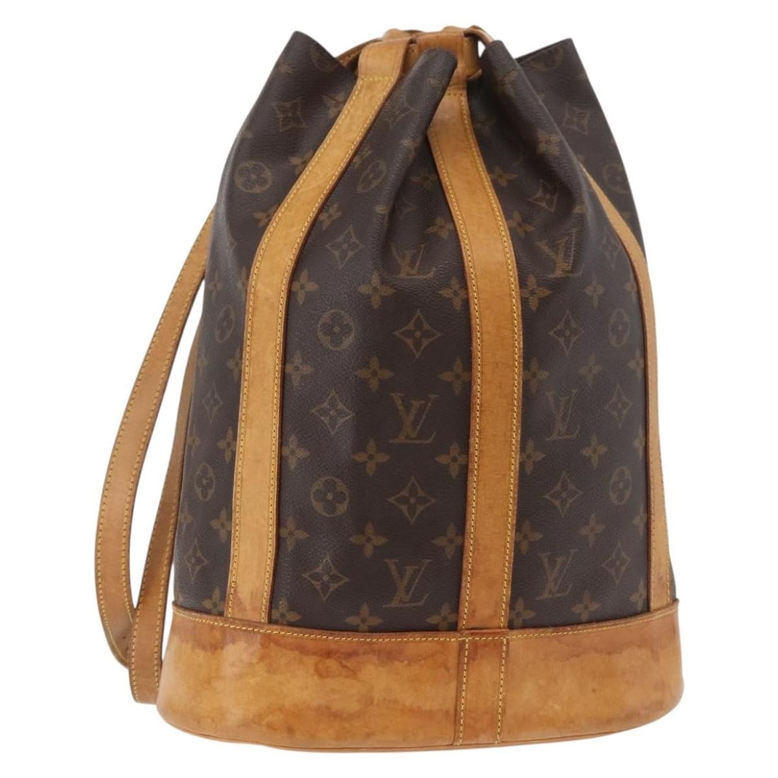 Louis Vuitton M42243 Randonnee PM Monogram Canvas Shoulder Bag: Louis Vuitton M42243 Randonnee PM Monogram Canvas Shoulder Bag Louis Vuitton Monogram Randonnee PM shoulder bag in Monogram Canvas, made in France. This women's bag measures approximately 11.4 x 14.6 