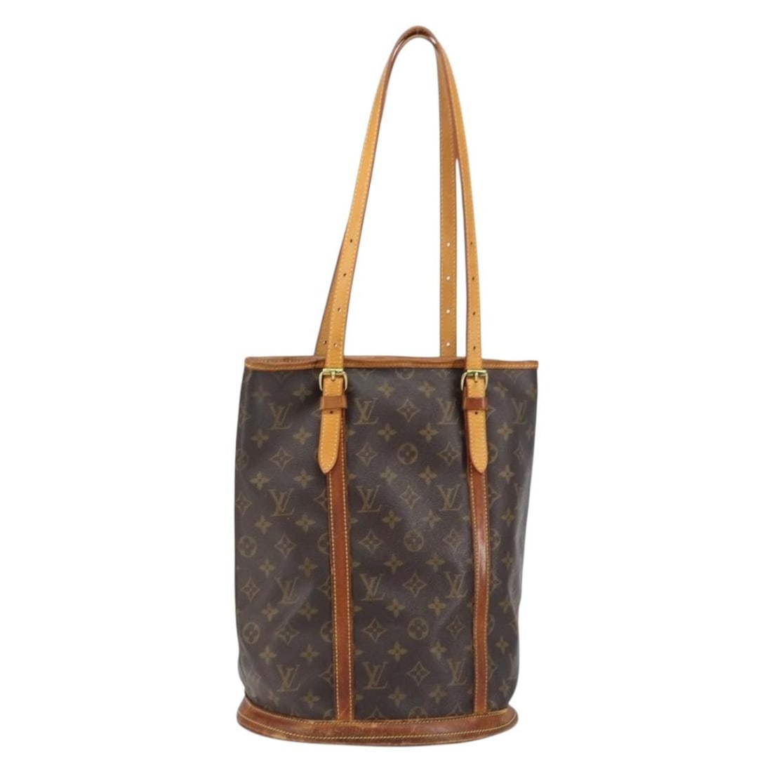 Louis Vuitton Monogram Canvas Bucket GM Shoulder Bag M42236 France: Louis Vuitton Monogram Canvas Bucket GM Shoulder Bag M42236 France This Louis Vuitton Monogram Bucket GM Shoulder Bag, model M42236, features the signature monogram canvas exterior in a classic brown 