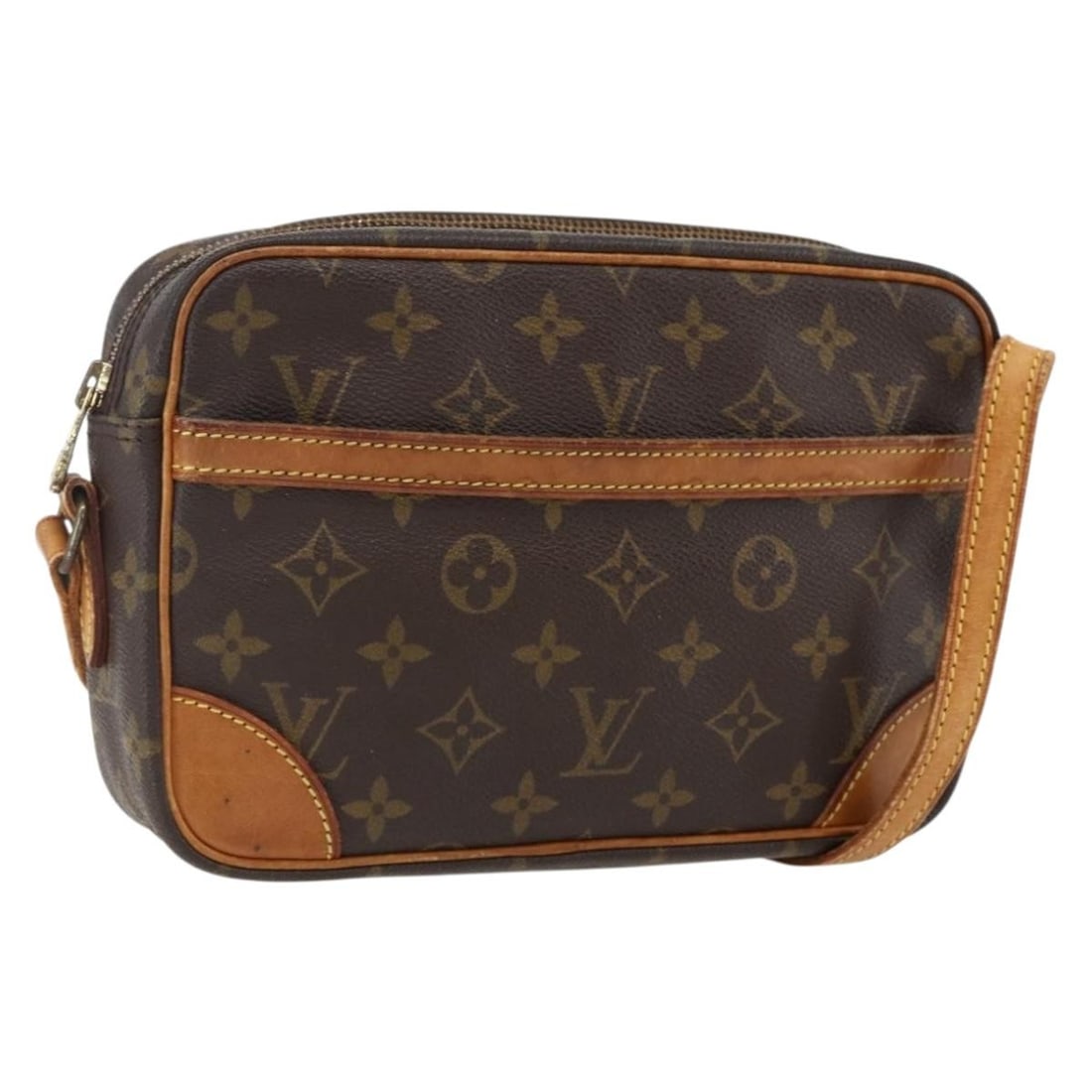 Louis Vuitton Trocadero 23 Monogram Canvas Shoulder Bag M51276: Louis Vuitton Trocadero 23 Monogram Canvas Shoulder Bag M51276 Louis Vuitton Monogram Trocadero 23 shoulder bag in Monogram Canvas, made in France. It features a shoulder strap with an approximate dro