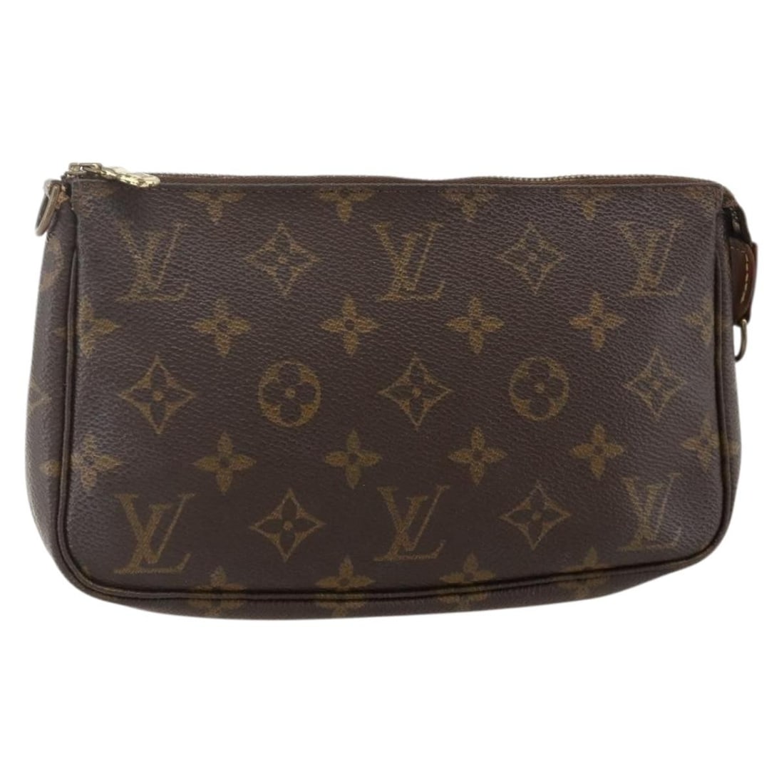 Louis Vuitton M51980 Monogram Canvas Accessory Pouch Missing Strap: Louis Vuitton M51980 Monogram Canvas Accessory Pouch Missing Strap Louis Vuitton Monogram Pochette Accessoires pouch in Monogram Canvas, style Accessory Pouch, made in France. The item is in heavily u