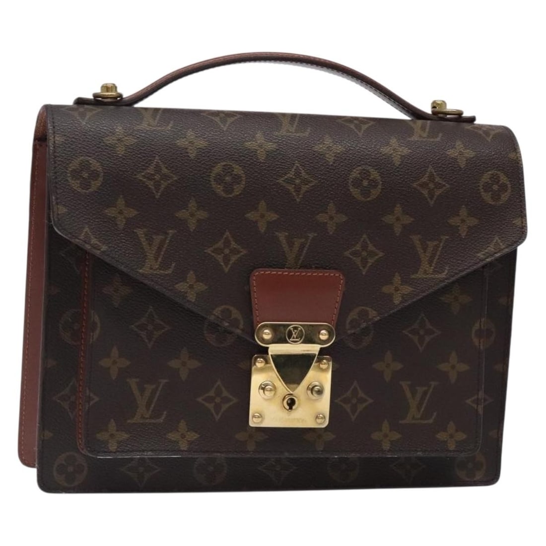 Louis Vuitton Monceau 28 Monogram Canvas Handbag M51185: Louis Vuitton Monceau 28 Monogram Canvas Handbag M51185 This Louis Vuitton Monogram Monceau 28 Hand Bag is crafted from the brand's signature monogram canvas and features a classic monogram exterior. 