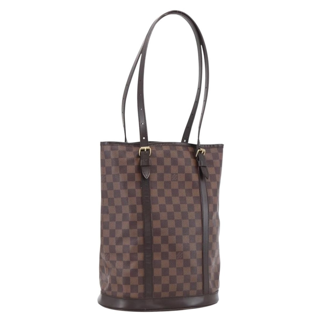 Louis Vuitton Bucket GM Damier Ebene Canvas Shoulder Bag N42236 (1 of 18)
