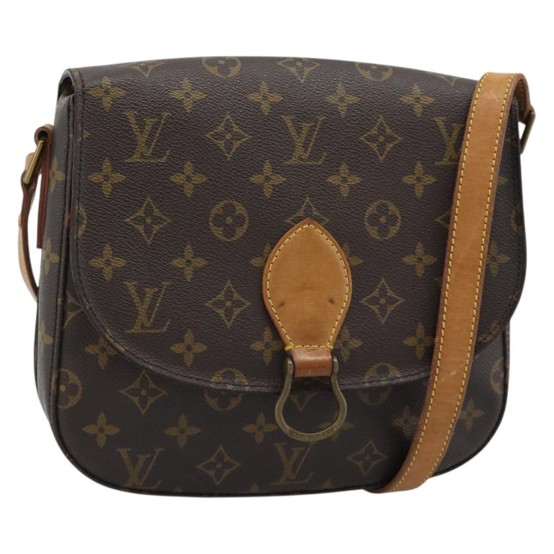 Louis Vuitton Saint Cloud GM Monogram Canvas Shoulder Bag M51242: Louis Vuitton Saint Cloud GM Monogram Canvas Shoulder Bag M51242 Louis Vuitton Saint Cloud GM shoulder bag in Monogram Canvas, made in France. The bag features the Monogram color and comes in a should