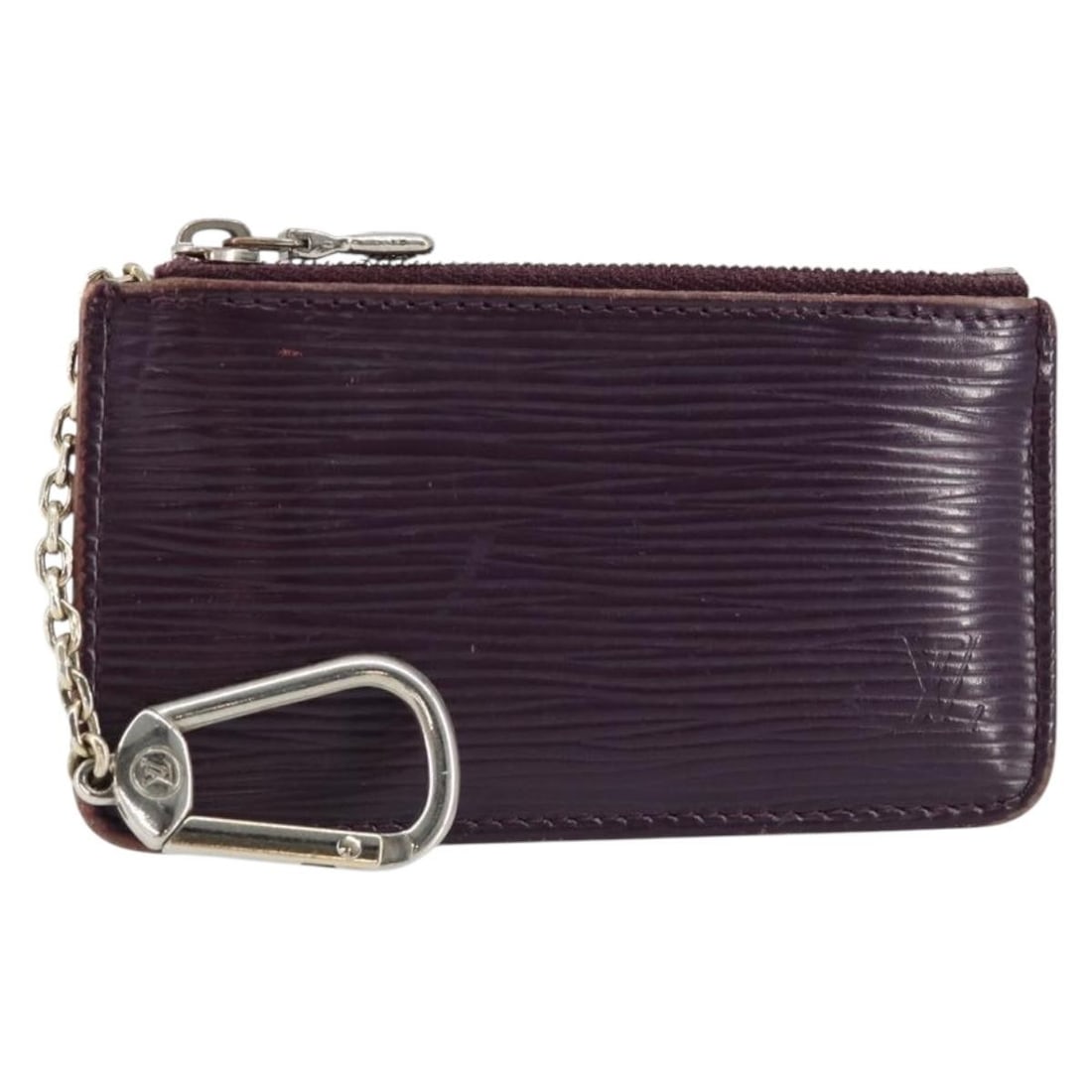 LOUIS VUITTON Epi Leather Purple Coin Purse M6660K Auth: LOUIS VUITTON Epi Leather Purple Coin Purse M6660K Auth This authentic LOUIS VUITTON Epi Pochette Cles NM Coin Purse in a vibrant purple hue is an exquisite accessory for anyone seeking a touch of lux