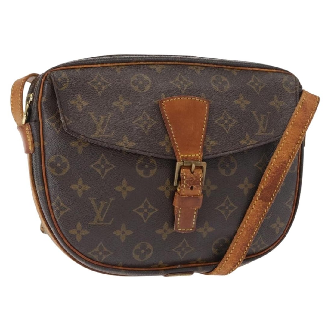 Monogram Canvas Jeune Fille GM Shoulder Bag by Louis Vuitton M51225: Monogram Canvas Jeune Fille GM Shoulder Bag by Louis Vuitton M51225 This is a Louis Vuitton Monogram Jeune Fille GM shoulder bag crafted from signature monogram canvas. The bag features an adjustable 