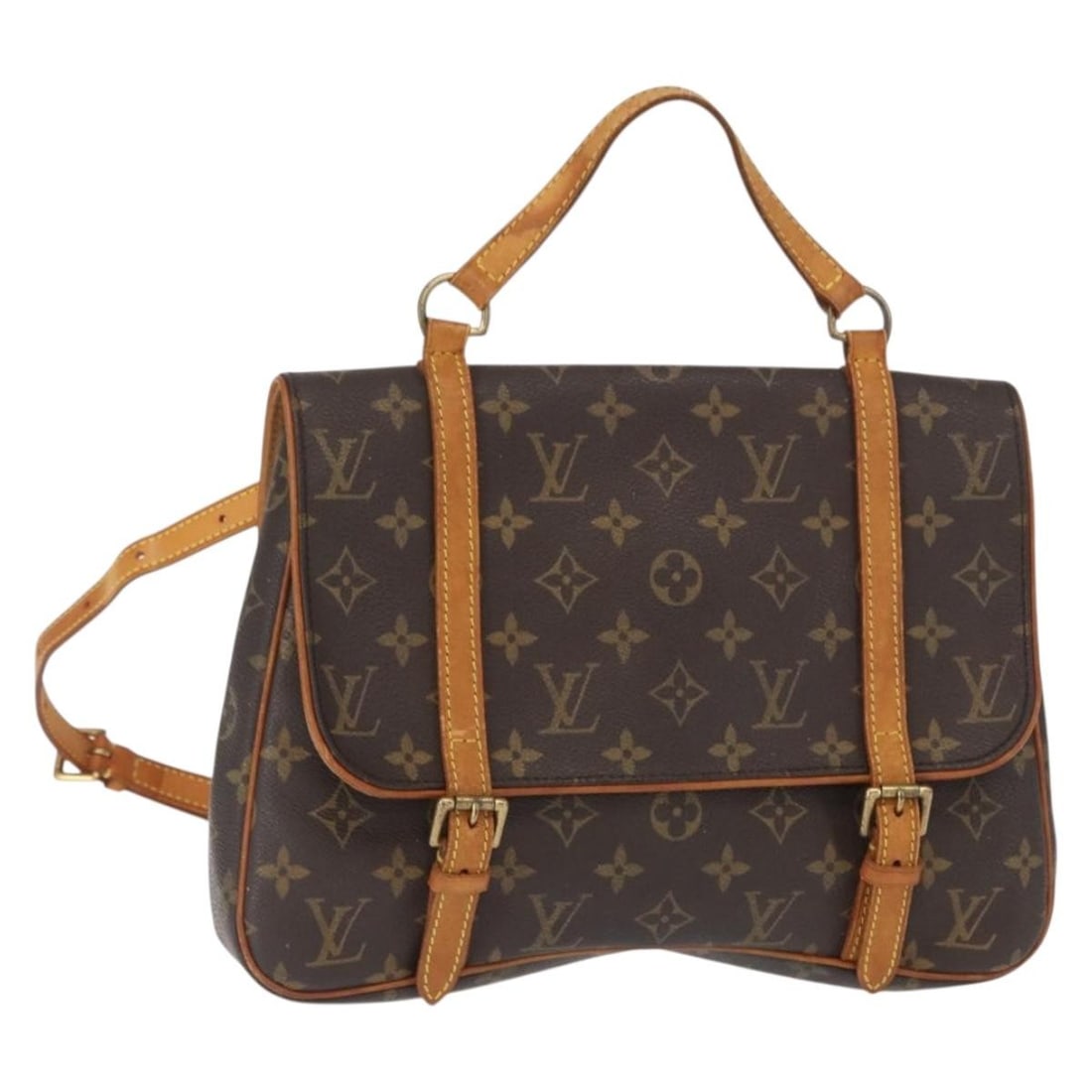 Louis Vuitton M51158 Marelle Monogram Canvas Shoulder Bag France: Louis Vuitton M51158 Marelle Monogram Canvas Shoulder Bag France Louis Vuitton Monogram Marelle Sac A Dos shoulder bag in Monogram Canvas, made in France. It comes with a shoulder strap and features t