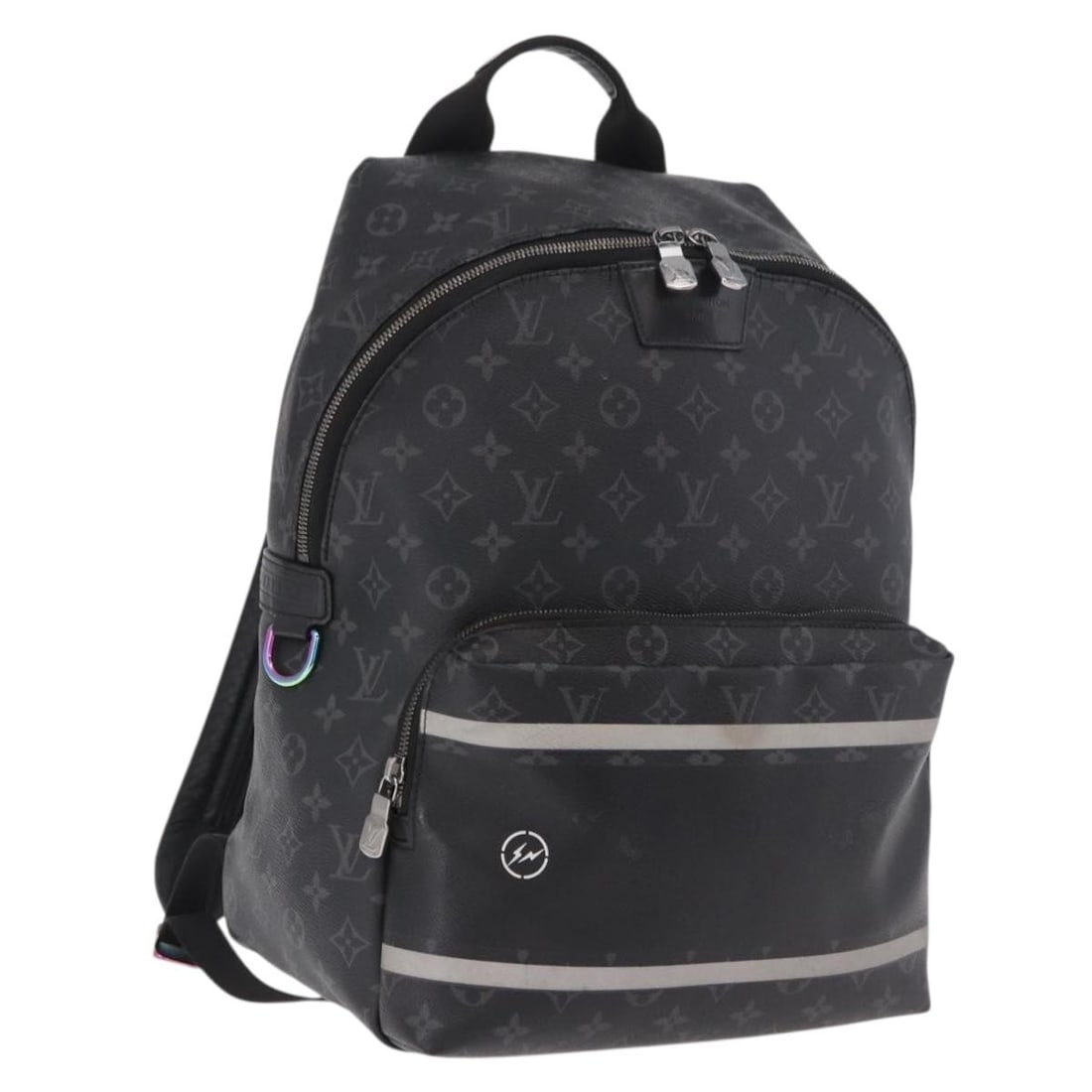 Louis Vuitton Apollo Backpack M43408 Monogram Eclipse Canvas: Louis Vuitton Apollo Backpack M43408 Monogram Eclipse Canvas Louis Vuitton Monogram Eclipse Flash Apollo Backpack in Monogram Eclipse Canvas, made in France. This backpack features the Monogram Eclips