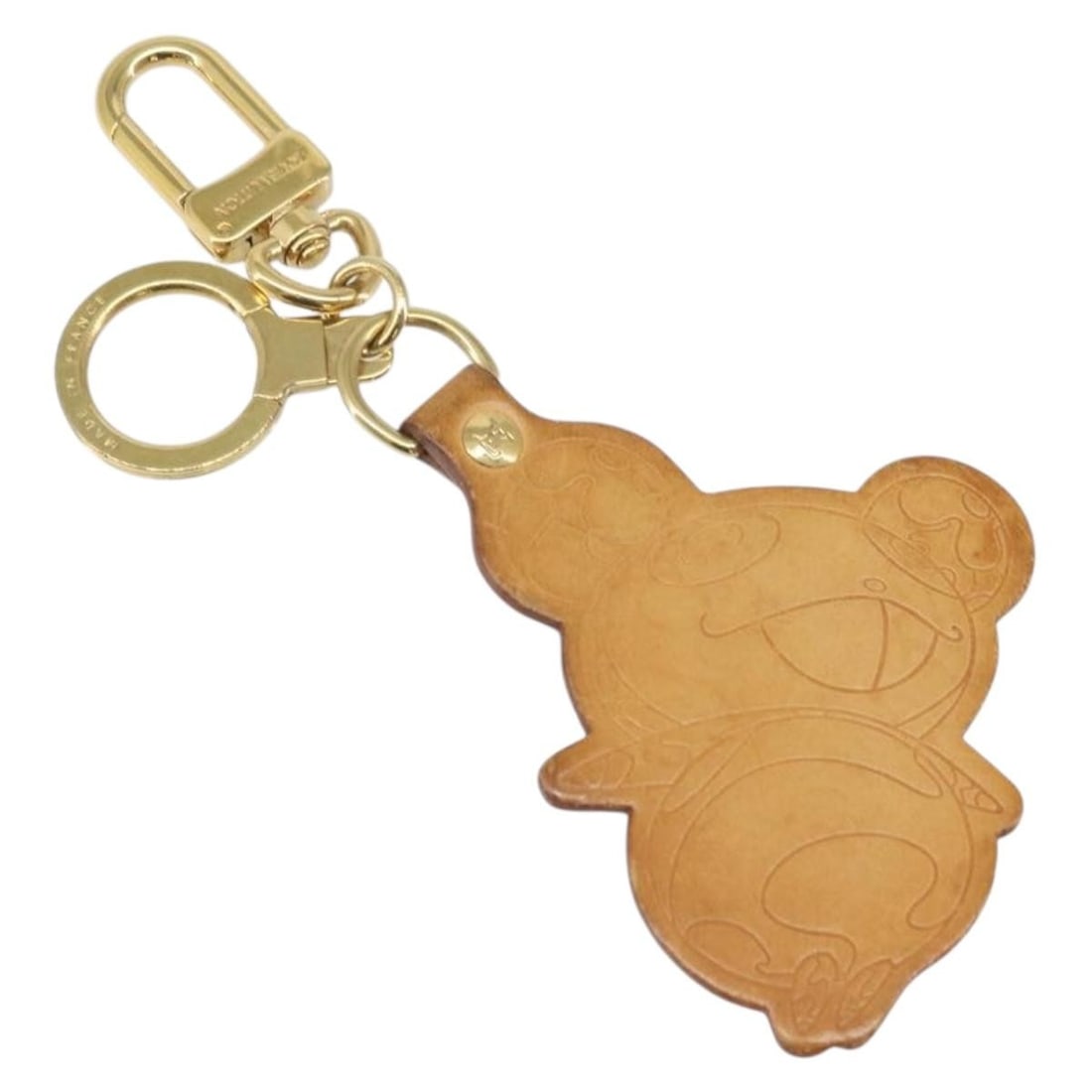 Louis Vuitton M62637 Panda Leather Bag Charm by Takashi Murakami (1 of 8)