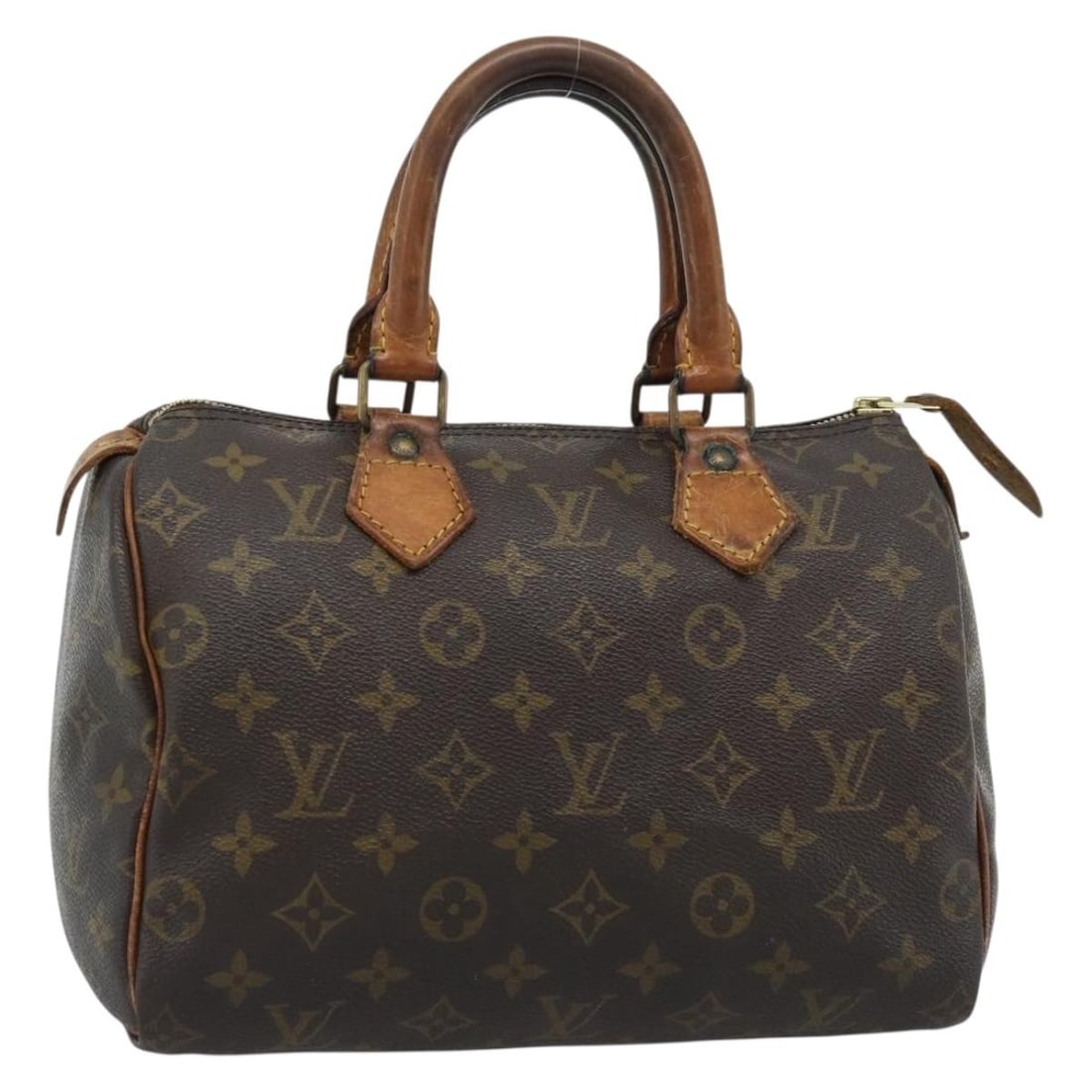 Louis Vuitton M41528 Speedy 25 Monogram Canvas Handbag: Louis Vuitton M41528 Speedy 25 Monogram Canvas Handbag This Louis Vuitton Speedy 25 handbag features the Monogram pattern on Monogram Canvas and was made in France. It is identified by product number 
