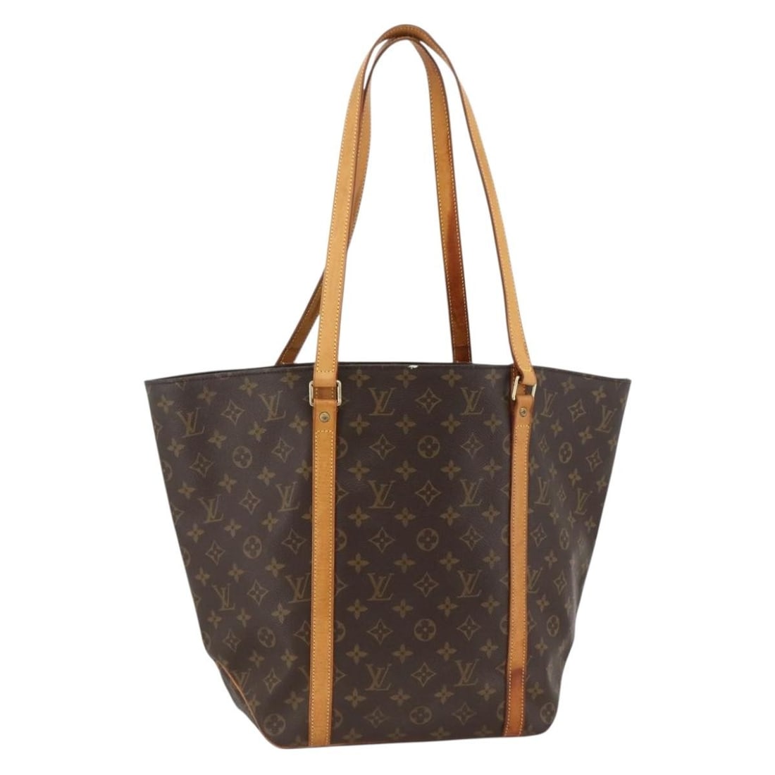Louis Vuitton M51108 Sac Shopping Monogram Canvas Tote: Louis Vuitton M51108 Sac Shopping Monogram Canvas Tote This Louis Vuitton Monogram Sac Shopping Tote Bag is crafted in Monogram Canvas and made in France. It features the classic monogram color and to