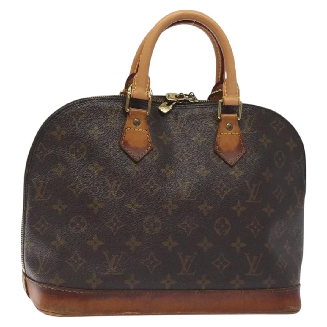 Louis Vuitton M51130 Alma Monogram Canvas Handbag France: Louis Vuitton M51130 Alma Monogram Canvas Handbag France Louis Vuitton Alma handbag in Monogram canvas, made in France. This women's handbag is offered without the original box or dust bag; only the i