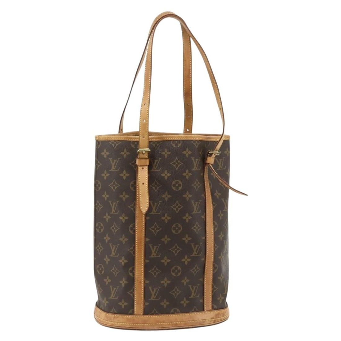 Louis Vuitton M42236 Monogram Canvas Bucket GM Shoulder Bag: Louis Vuitton M42236 Monogram Canvas Bucket GM Shoulder Bag Louis Vuitton Monogram Bucket GM shoulder bag in Monogram Canvas, made in France. This pre-owned bag is identified by product number M42236 