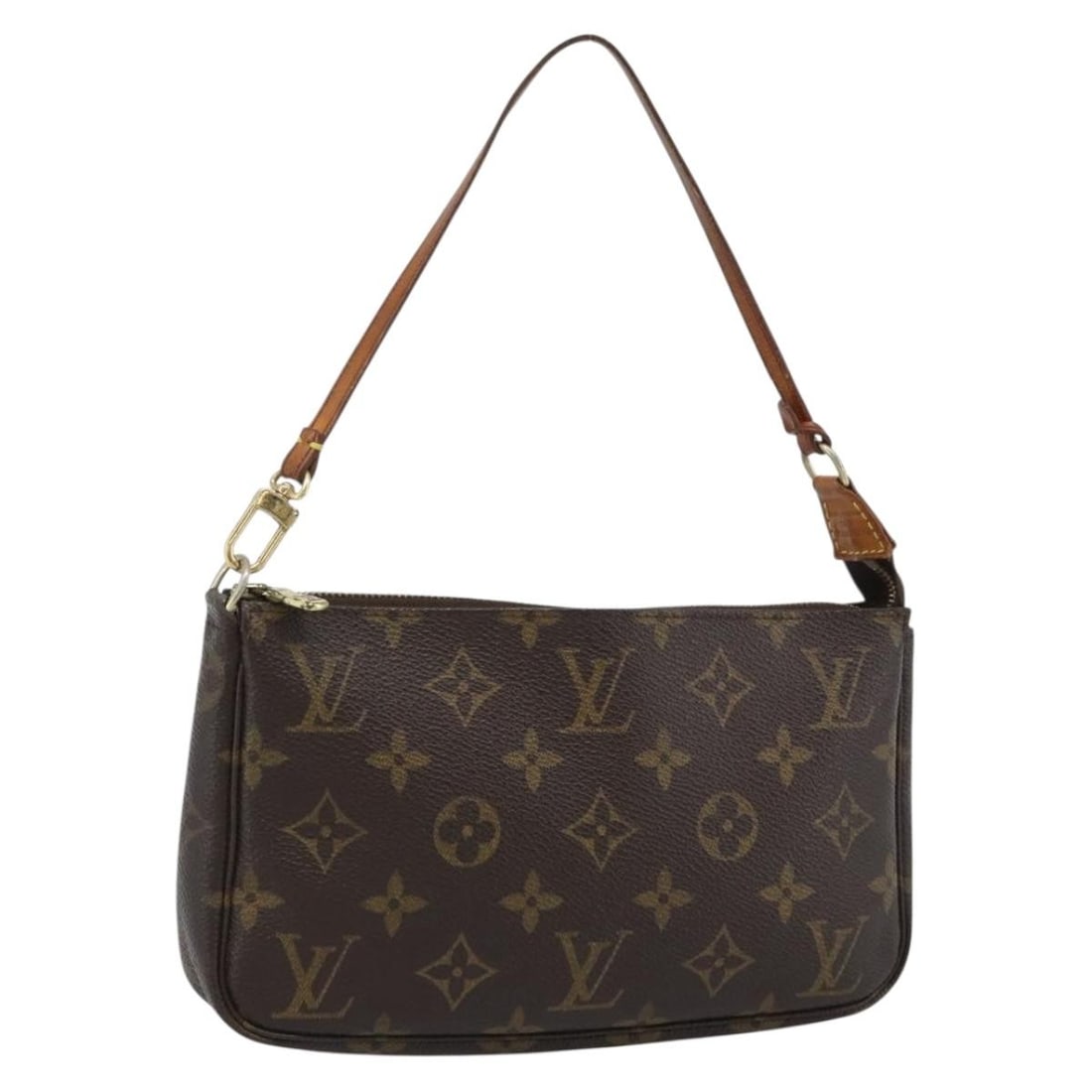 Louis Vuitton M51980 Monogram Canvas Accessory Pouch France: Louis Vuitton M51980 Monogram Canvas Accessory Pouch France Louis Vuitton Monogram Pochette Accessoires accessory pouch in Monogram Canvas, made in France. This women's pouch is identified by product 