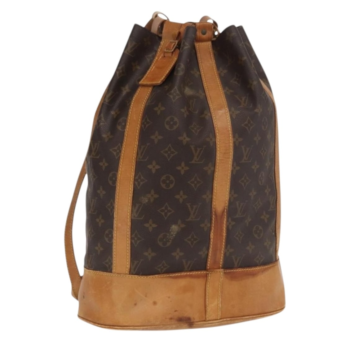 Louis Vuitton Monogram Canvas Randonnee GM Shoulder Bag M42244 with Pouch: Louis Vuitton Monogram Canvas Randonnee GM Shoulder Bag M42244 with Pouch This is a Louis Vuitton Monogram Randonnee GM shoulder bag crafted from the brand's signature monogram canvas. The bag feature