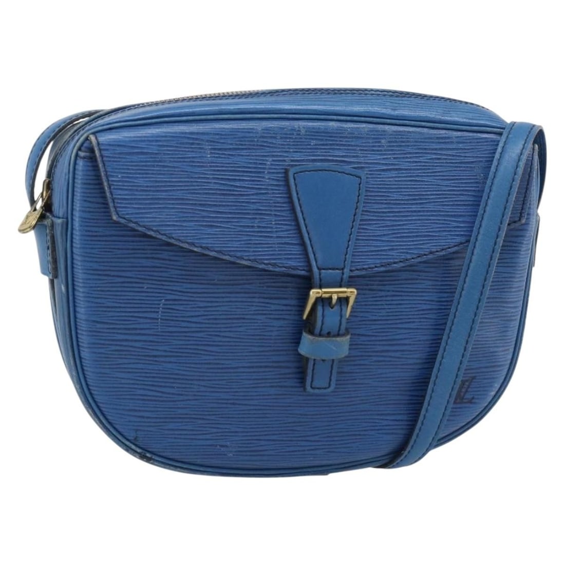 Louis Vuitton M52155 Jeune Fille MM Blue Epi Leather Shoulder Bag: Louis Vuitton M52155 Jeune Fille MM Blue Epi Leather Shoulder Bag Louis Vuitton Epi Jeune Fille MM shoulder bag in blue Epi leather, made in France. This item is identified by product number M52155 an