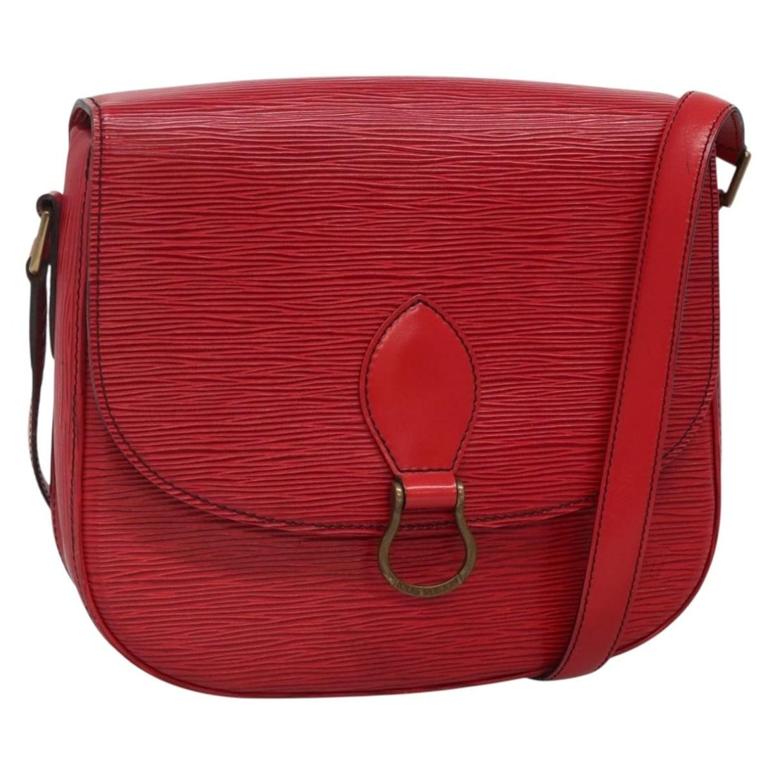 Louis Vuitton Saint Cloud GM Red Epi Leather Shoulder Bag M52197: Louis Vuitton Saint Cloud GM Red Epi Leather Shoulder Bag M52197 Louis Vuitton Saint Cloud GM shoulder bag in red Epi leather. This women's bag was made in France and includes an adjustable shoulder s