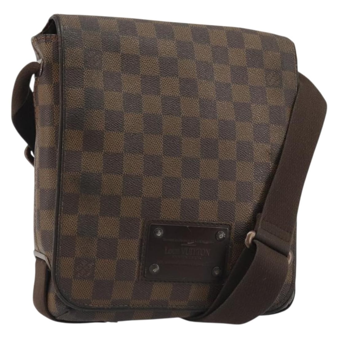 Louis Vuitton N51210 Brooklyn PM Damier Ebene Canvas Shoulder Bag: Louis Vuitton N51210 Brooklyn PM Damier Ebene Canvas Shoulder Bag Louis Vuitton Damier Ebene Brooklyn PM shoulder bag in Damier Ebene canvas, made in France. This women's bag features a shoulder strap