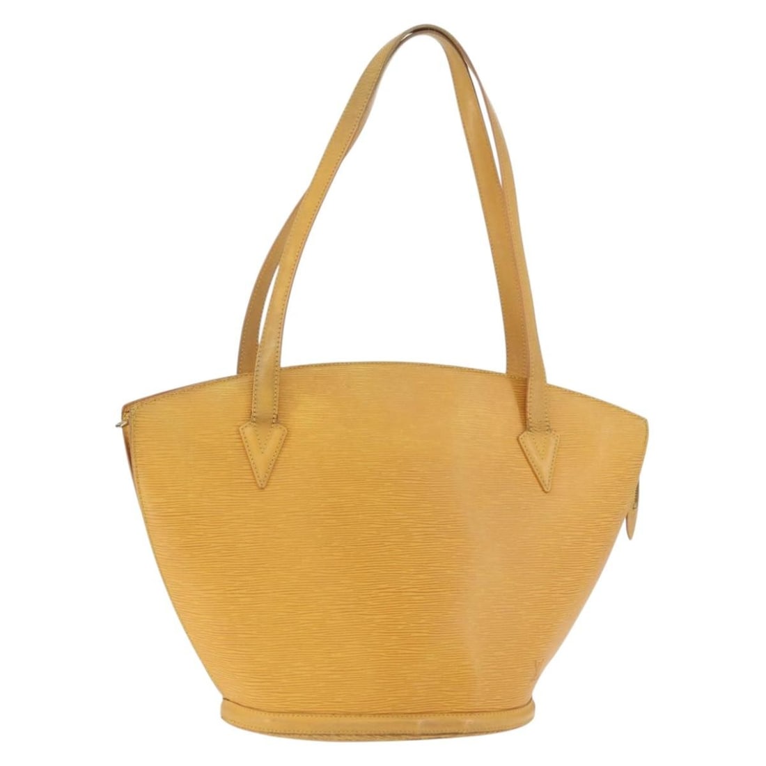 Louis Vuitton M52269 Epi Leather Shoulder Bag Yellow Saint Jacques: Louis Vuitton M52269 Epi Leather Shoulder Bag Yellow Saint Jacques Louis Vuitton Epi Saint Jacques shoulder bag in yellow Epi leather, made in France. This women's bag measures approximately 26 cm W x