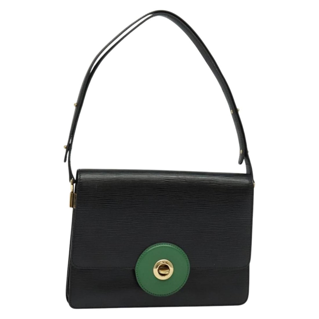 Louis Vuitton Epi Free Run Shoulder Bag Green Black M52414 Auth: Louis Vuitton Epi Free Run Shoulder Bag Green Black M52414 Auth This Louis Vuitton Epi Free Run Shoulder Bag features a stylish blend of green and black Epi leather, ensuring both durability and elega