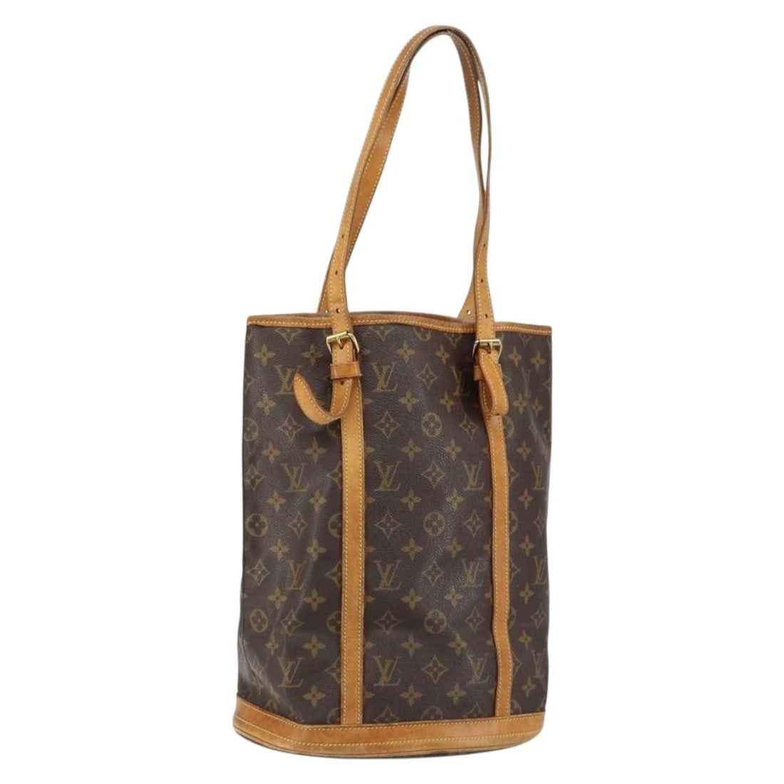 Louis Vuitton M42236 Monogram Canvas Bucket GM Shoulder Bag: Louis Vuitton M42236 Monogram Canvas Bucket GM Shoulder Bag Louis Vuitton Monogram Bucket GM shoulder bag in Monogram canvas, made in France. This women's bag features an adjustable shoulder strap and