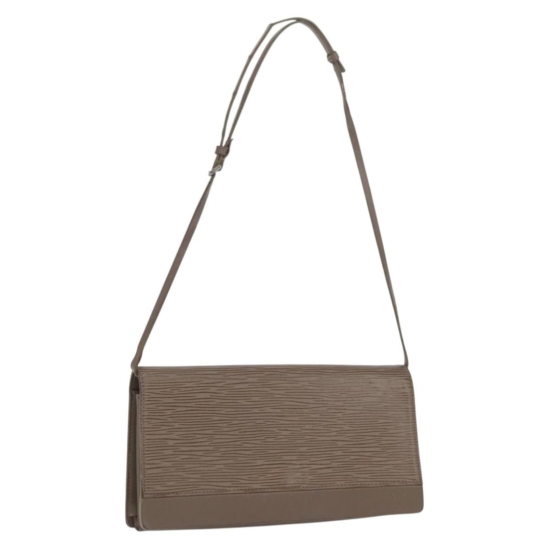 Epi Leather Honfleur Lilac Clutch by Louis Vuitton M5273B: Epi Leather Honfleur Lilac Clutch by Louis Vuitton M5273B This Louis Vuitton Epi Honfleur clutch bag features a lilac Epi leather exterior and is designed in a classic, streamlined silhouette. The bag