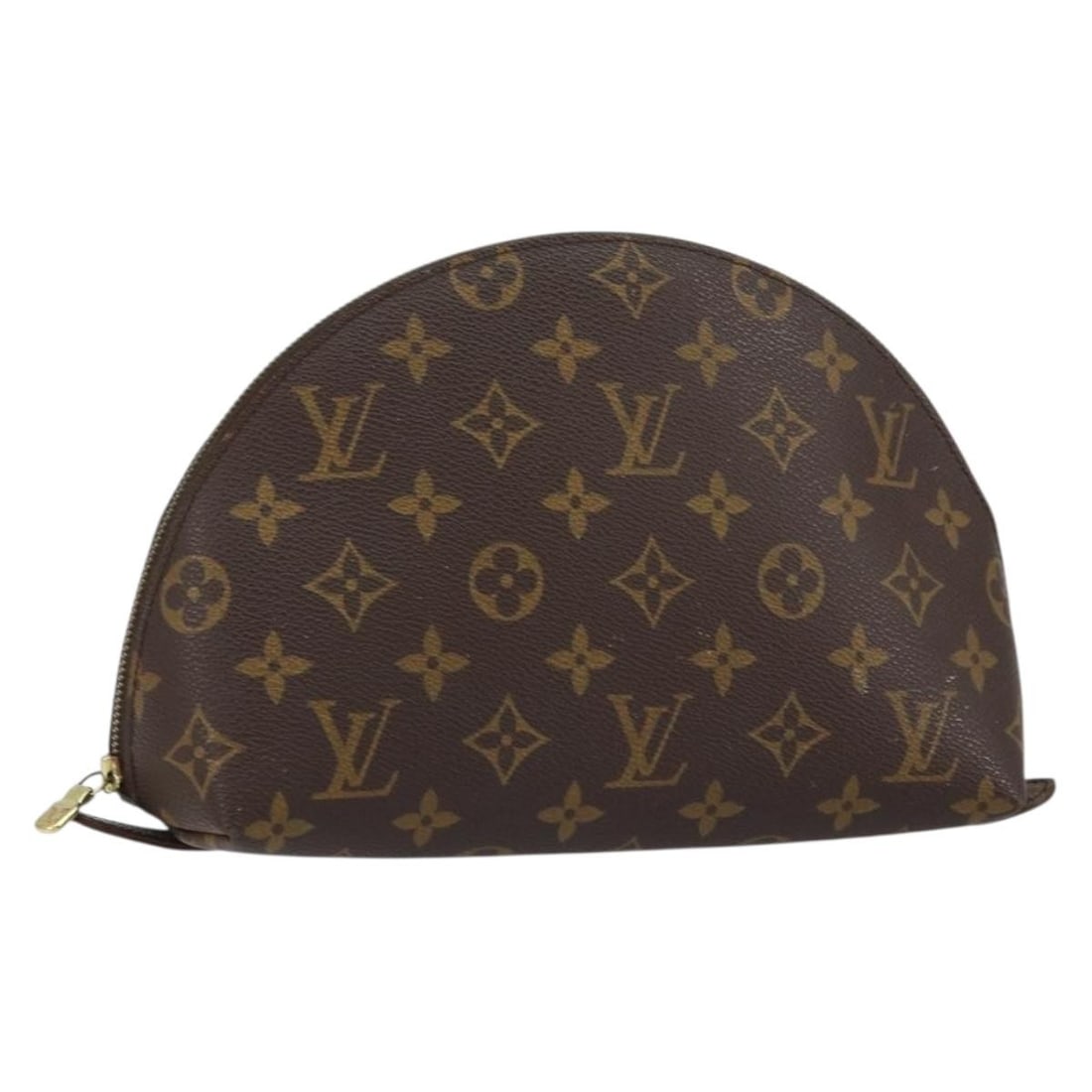 Louis Vuitton M47520 Trousse Demi Ronde Monogram Cosmetic Pouch (1 of 18)