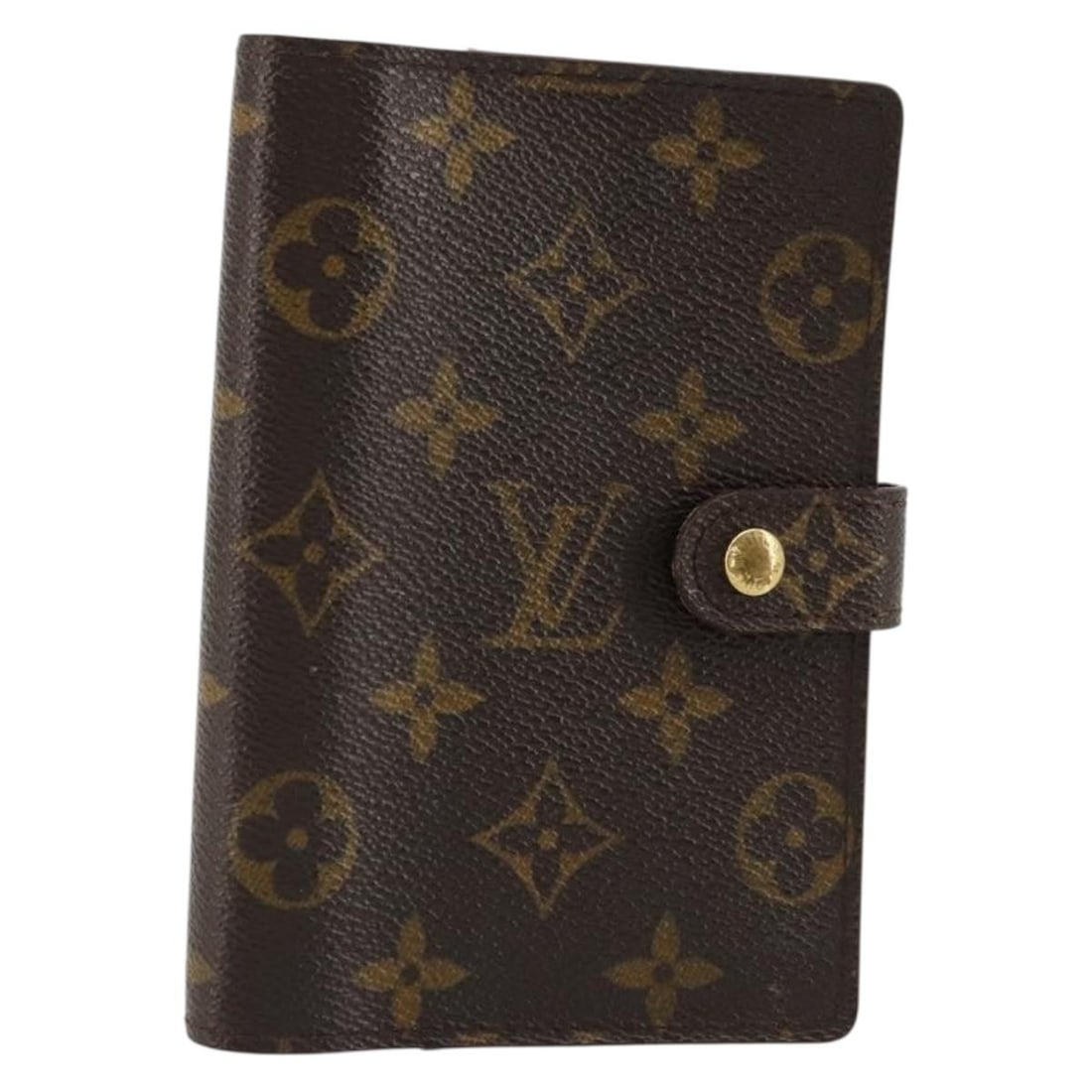 Louis Vuitton R20005 Monogram Canvas PM Agenda Cover: Louis Vuitton R20005 Monogram Canvas PM Agenda Cover This Louis Vuitton Monogram Agenda PM day planner cover is crafted from Monogram Canvas in the Monogram colorway. Made in Spain, it measures approx