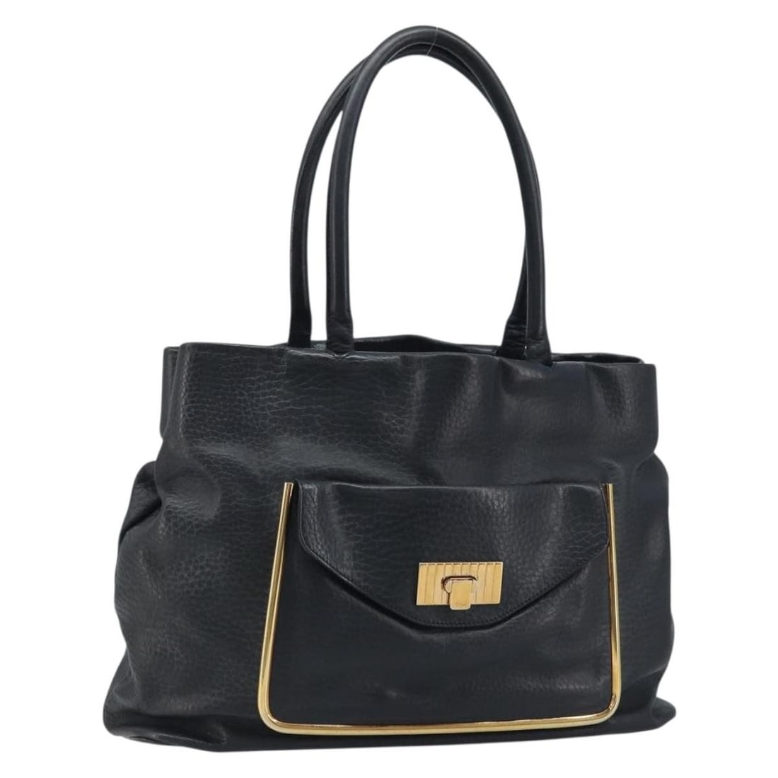 Chloe Sally Black Leather Tote Bag with Dust Bag (1 of 18)