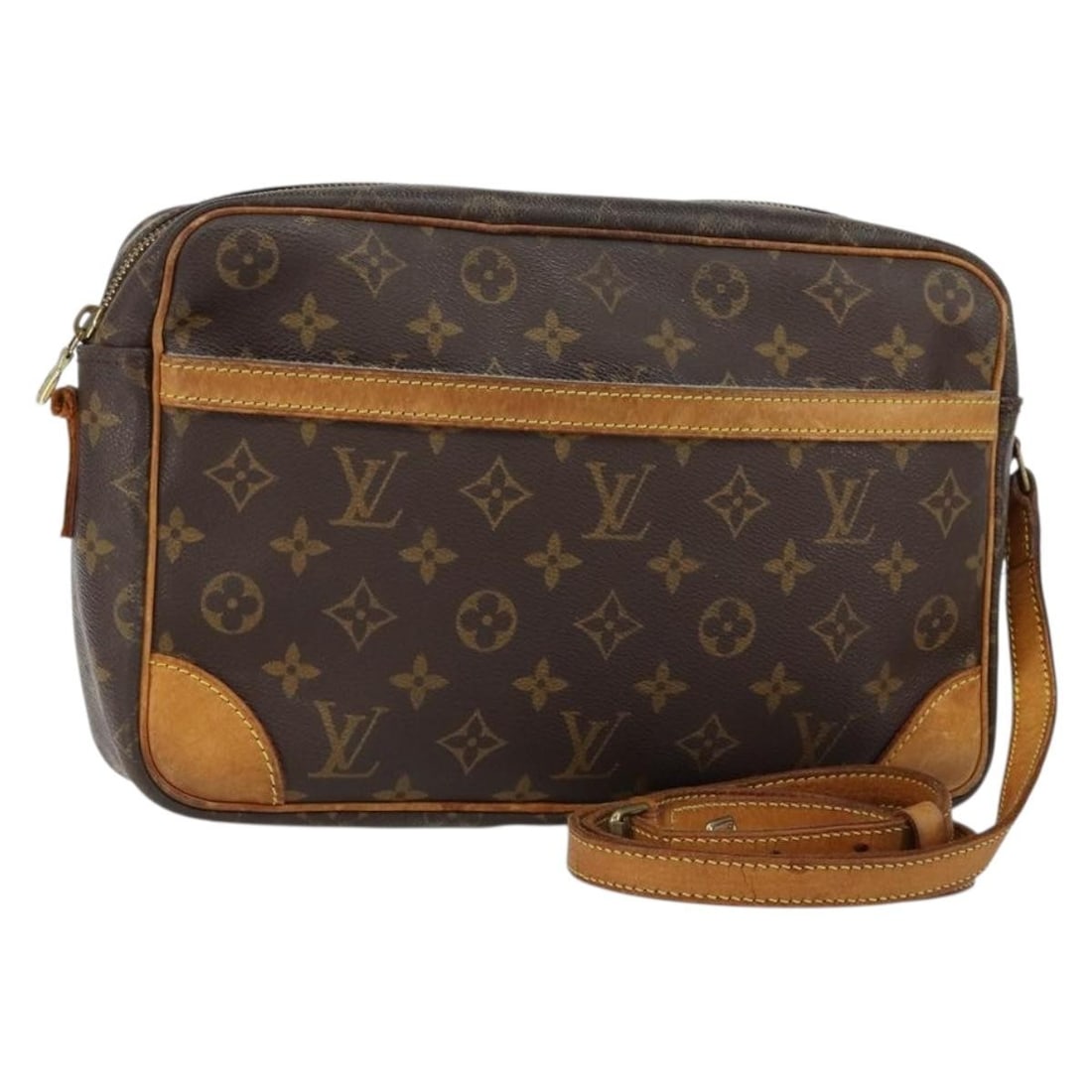 LOUIS VUITTON Monogram Trocadero 27 Shoulder Bag M51274 Auth France: LOUIS VUITTON Monogram Trocadero 27 Shoulder Bag M51274 Auth France This LOUIS VUITTON Monogram Trocadero 27 Shoulder Bag (M51274) is a stylish accessory crafted from the iconic Monogram Canvas. Made 