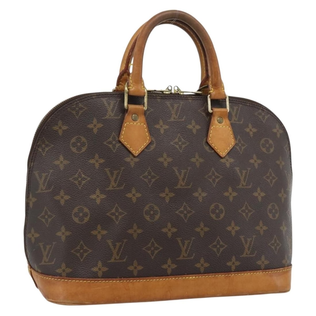 Louis Vuitton Alma M51130 Monogram Canvas Handbag France: Louis Vuitton Alma M51130 Monogram Canvas Handbag France A Louis Vuitton Alma handbag in Monogram Canvas, made in France. The bag is identified by product number M51130 and comes in the classic Monogr