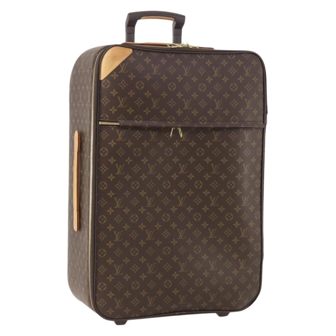 Louis Vuitton Pegas 65 Monogram Canvas Suitcase M23295: Louis Vuitton Pegas 65 Monogram Canvas Suitcase M23295 This Louis Vuitton Monogram Pegas 65 suitcase is crafted from the iconic Monogram Canvas and features a spacious interior, making it a practical 