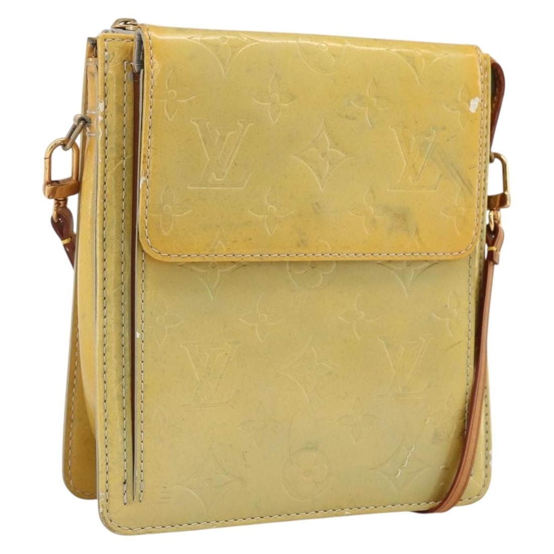 Louis Vuitton Gris Monogram Vernis Patent Leather Motto Accessory Pouch M91030: Louis Vuitton Gris Monogram Vernis Patent Leather Motto Accessory Pouch M91030 This Louis Vuitton Monogram Vernis Motto accessory pouch is crafted from patent leather in a Gris color. Designed for wom