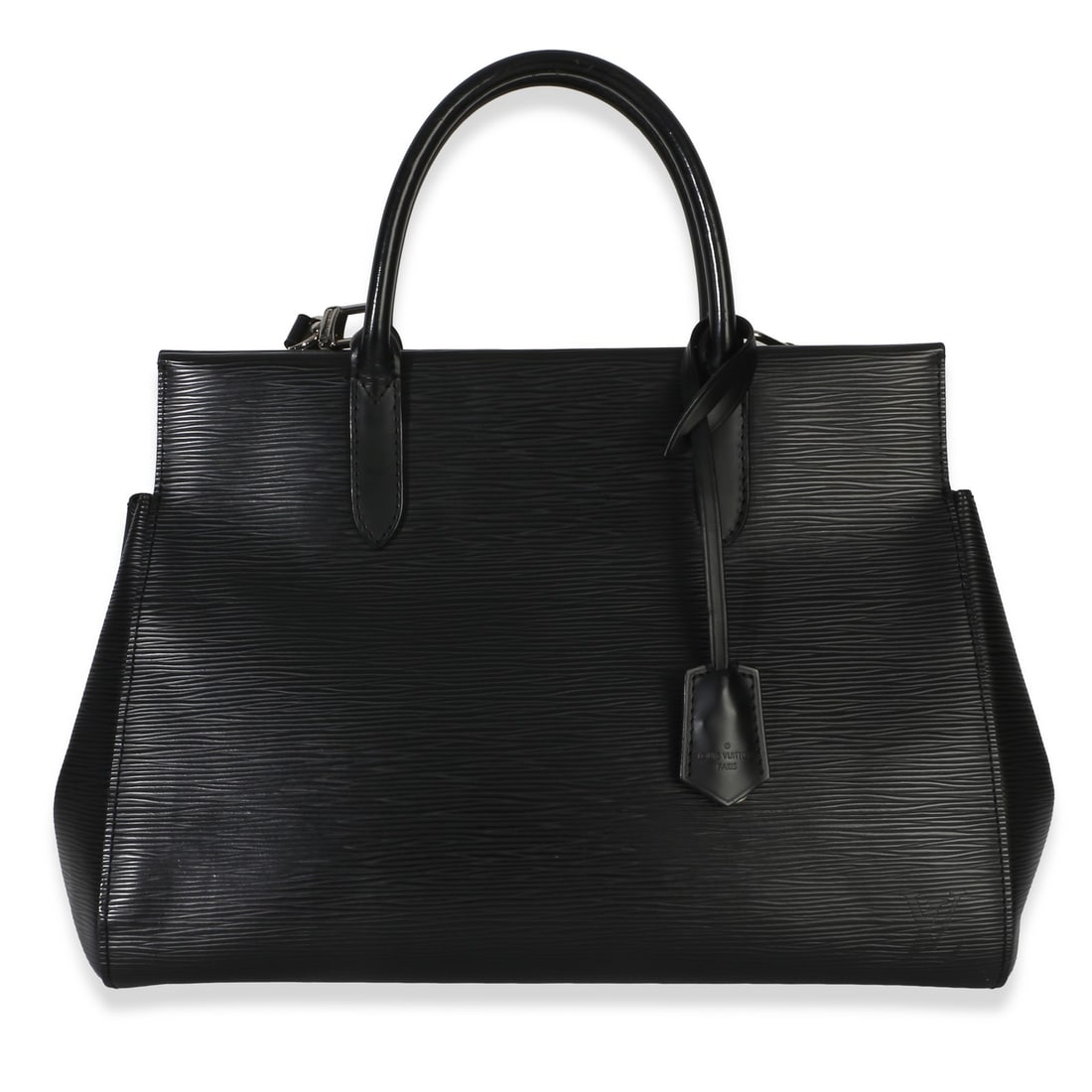 Louis Vuitton Marly MM Black Epi Leather Top Handle Bag (1 of 9)