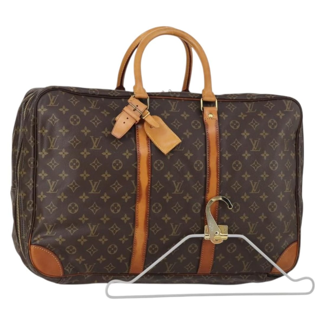 Louis Vuitton Monogram Sac 54H Earl Boston Bag M41383 Authentic France: Louis Vuitton Monogram Sac 54H Earl Boston Bag M41383 Authentic France This LOUIS VUITTON Monogram Sac 54H Earl Boston Bag is a stylish and iconic accessory crafted from durable Monogram Canvas. The c