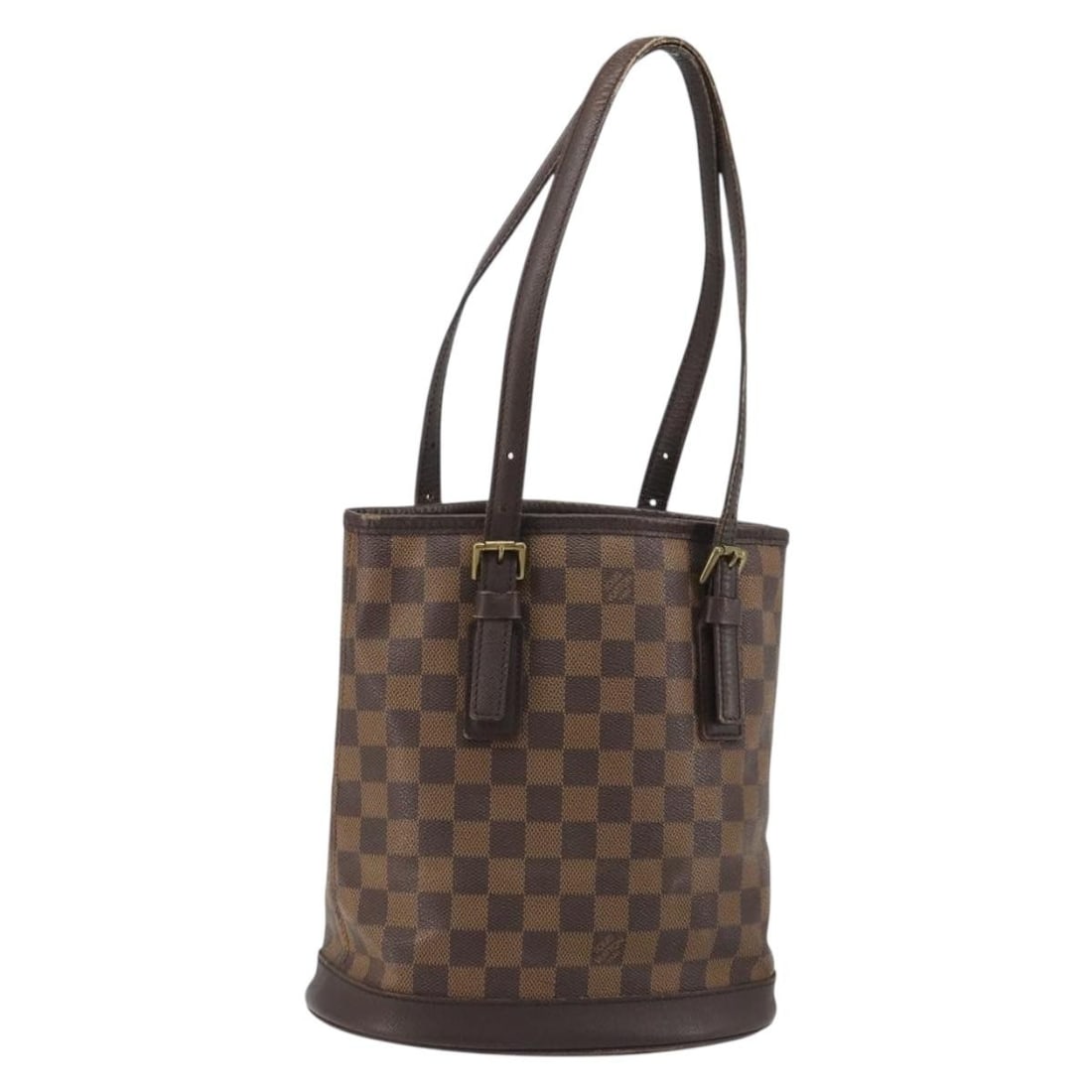 Louis Vuitton N42240 Marais shoulder bag in Damier Ebene canvas: Louis Vuitton N42240 Marais shoulder bag in Damier Ebene canvas A Louis Vuitton Damier Ebene shoulder bag made from Damier Ebene canvas, crafted in France. It features a shoulder strap with an approxi