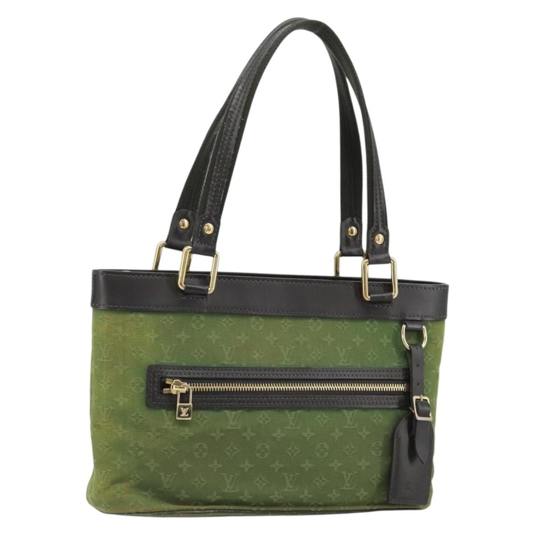 Louis Vuitton M92682 Mini Lucille PM Monogram Canvas Handbag Khaki: Louis Vuitton M92682 Mini Lucille PM Monogram Canvas Handbag Khaki This Louis Vuitton Monogram Mini Lucille PM handbag is crafted in Monogram Mini canvas in TST Khaki. Made in France, it includes a na