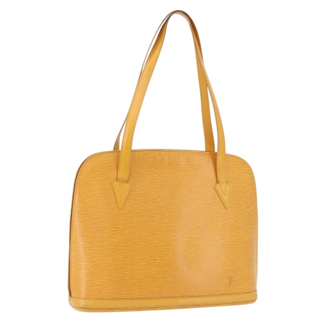 Louis Vuitton M52289 Lussac Yellow Epi Leather Shoulder Bag: Louis Vuitton M52289 Lussac Yellow Epi Leather Shoulder Bag Louis Vuitton Epi Lussac shoulder bag in yellow Epi leather, made in France. This pre-owned bag is a shoulder style and comes with only the 