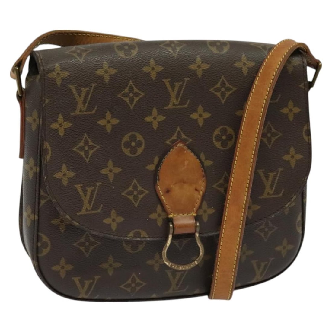 Louis Vuitton M51242 Saint Cloud GM Monogram Canvas Shoulder Bag: Louis Vuitton M51242 Saint Cloud GM Monogram Canvas Shoulder Bag Louis Vuitton Saint Cloud GM shoulder bag in Monogram Canvas, made in France. This women's bag features the classic Monogram exterior a