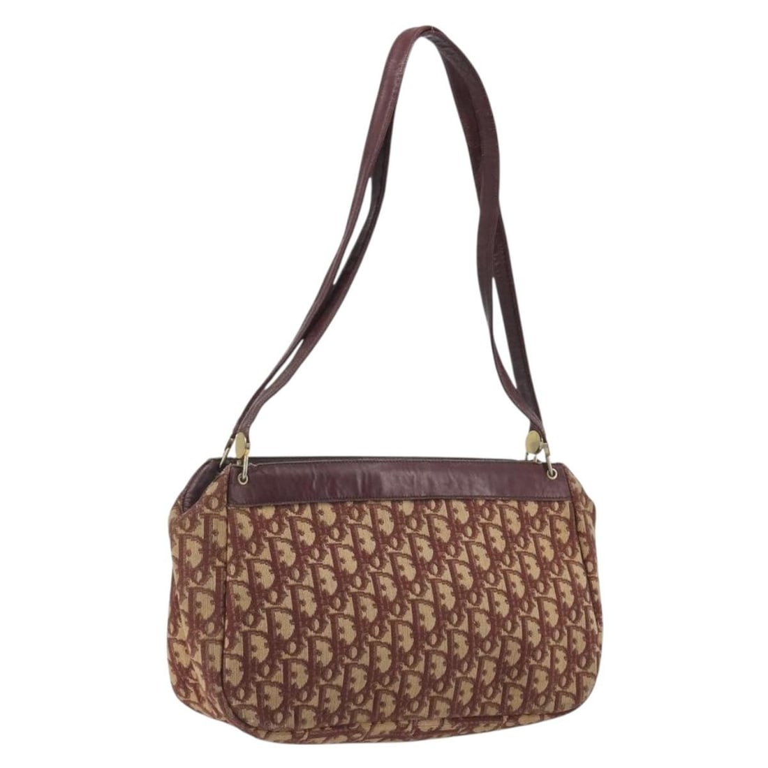 Christian Dior Trotter Shoulder Bag Red Gold Canvas France: Christian Dior Trotter Shoulder Bag Red Gold Canvas France Christian Dior Trotter canvas shoulder bag in red and gold, made in France. This shoulder bag features the Trotter Canvas material and comes 