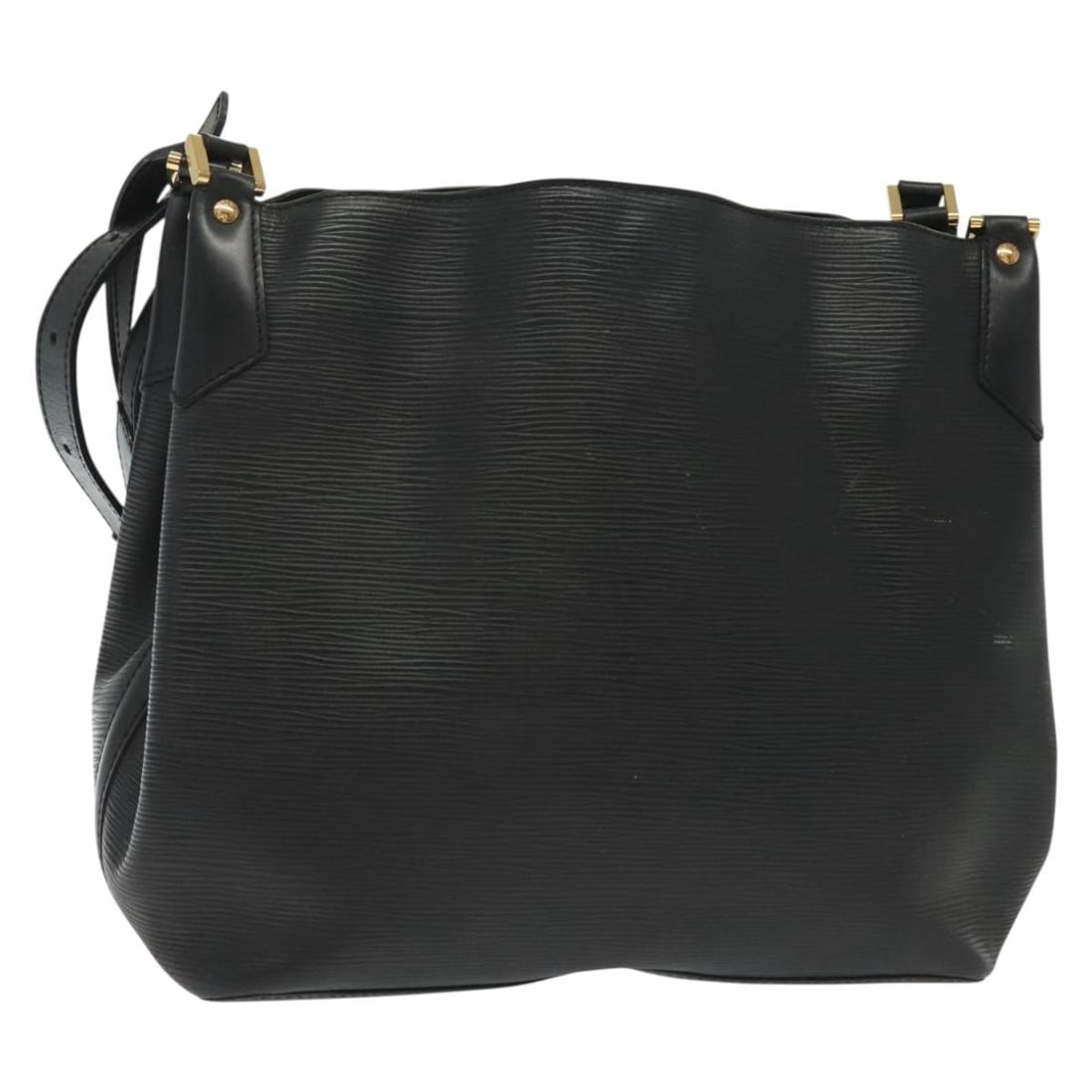 Louis Vuitton M58892 Mandala MM Epi Leather Shoulder Bag Black: Louis Vuitton M58892 Mandala MM Epi Leather Shoulder Bag Black Louis Vuitton Mandala MM shoulder bag in black Epi leather. This women's bag was made in France and features a structured shoulder bag si