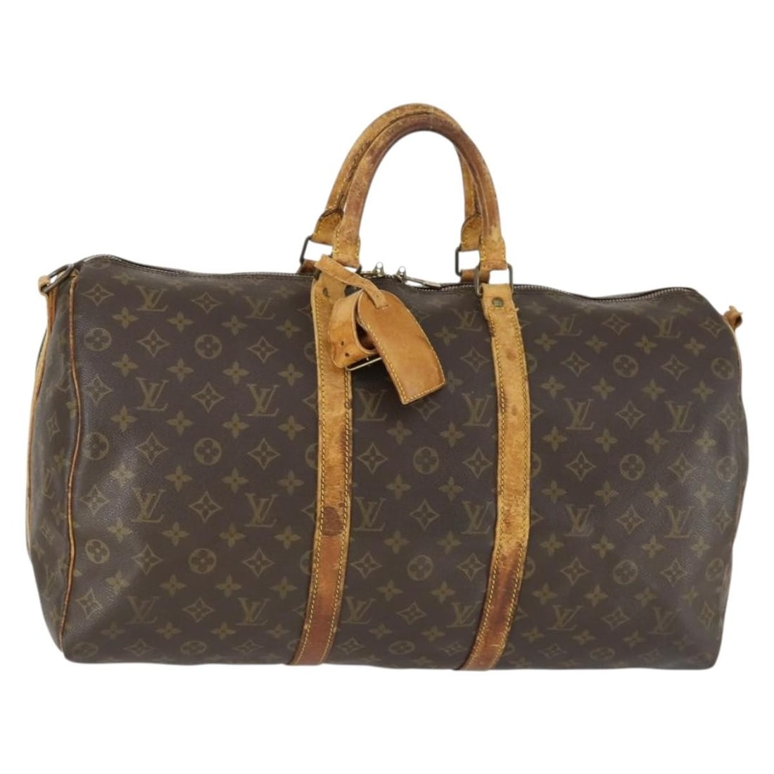 Louis Vuitton M41416 Keepall 50 Monogram Canvas Boston Bag: Louis Vuitton M41416 Keepall 50 Monogram Canvas Boston Bag Louis Vuitton Monogram Keepall Bandouliere 50 Boston Bag in Monogram Canvas, made in France. This item is identified by product no. M41416 an