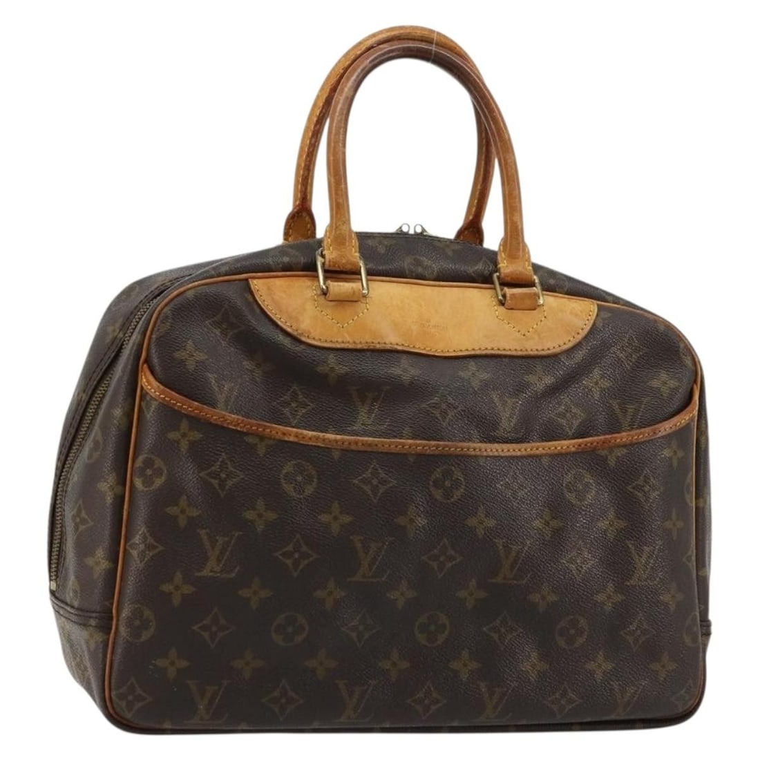 Louis Vuitton Deauville Monogram Canvas Handbag M47270 France: Louis Vuitton Deauville Monogram Canvas Handbag M47270 France Louis Vuitton Deauville handbag in Monogram Canvas, made in France. The bag is identified by product number M47270 and comes in the Monogr