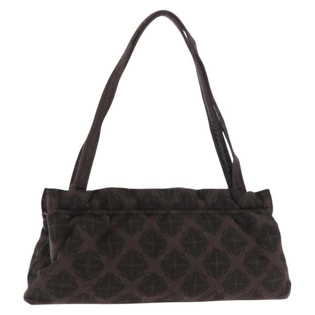 Bottega Veneta Brown Cotton Shoulder Bag Made in Italy: Bottega Veneta Brown Cotton Shoulder Bag Made in Italy Brown cotton shoulder bag in a heavily used condition. The item is made in Italy and is offered as the bag only; no item box or dust bag is inclu