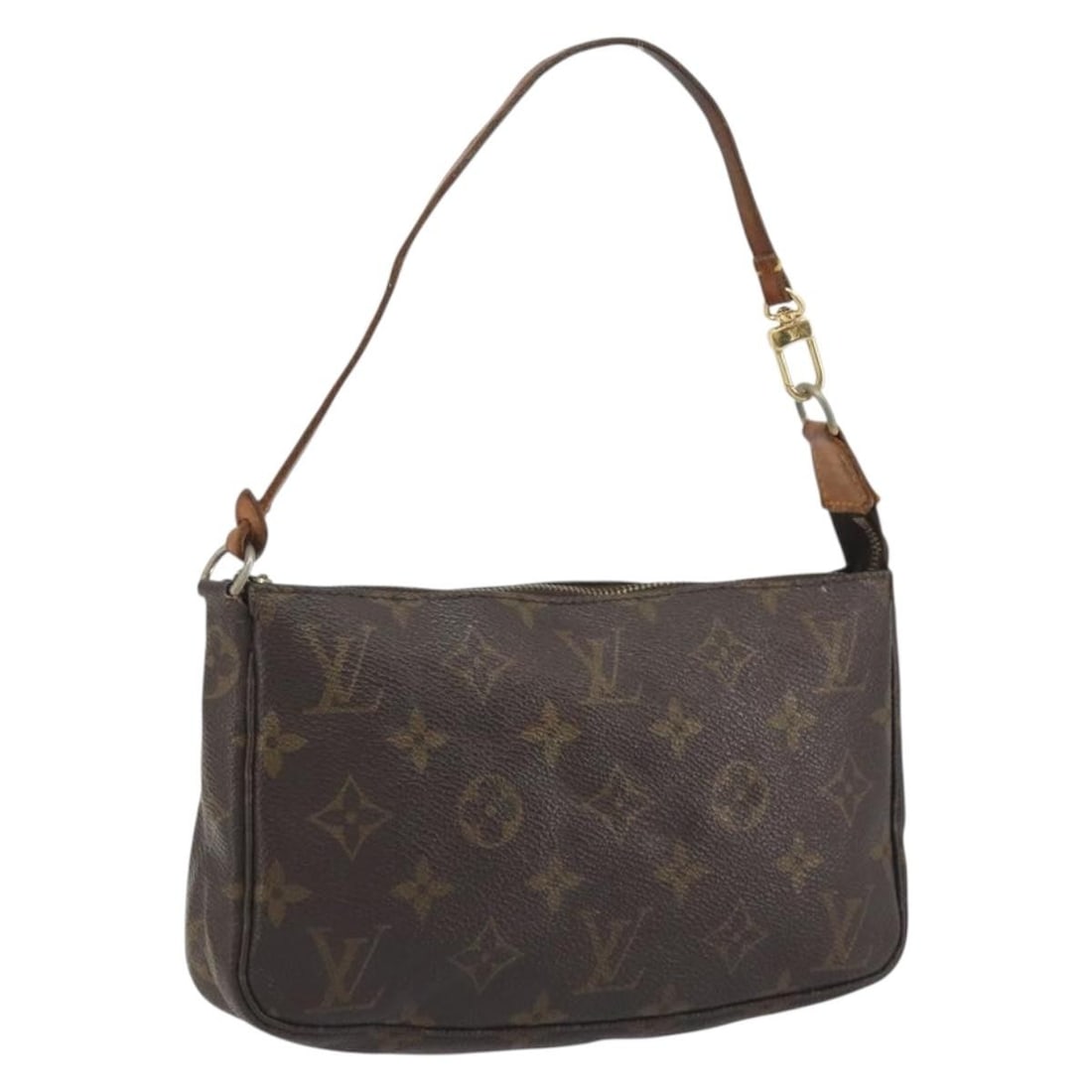 Louis Vuitton M51980 Monogram Canvas Pochette Accessoires Pouch: Louis Vuitton M51980 Monogram Canvas Pochette Accessoires Pouch Louis Vuitton Monogram Pochette Accessoires pouch in Monogram Canvas, made in France. This item is identified as product no. M51980 and 
