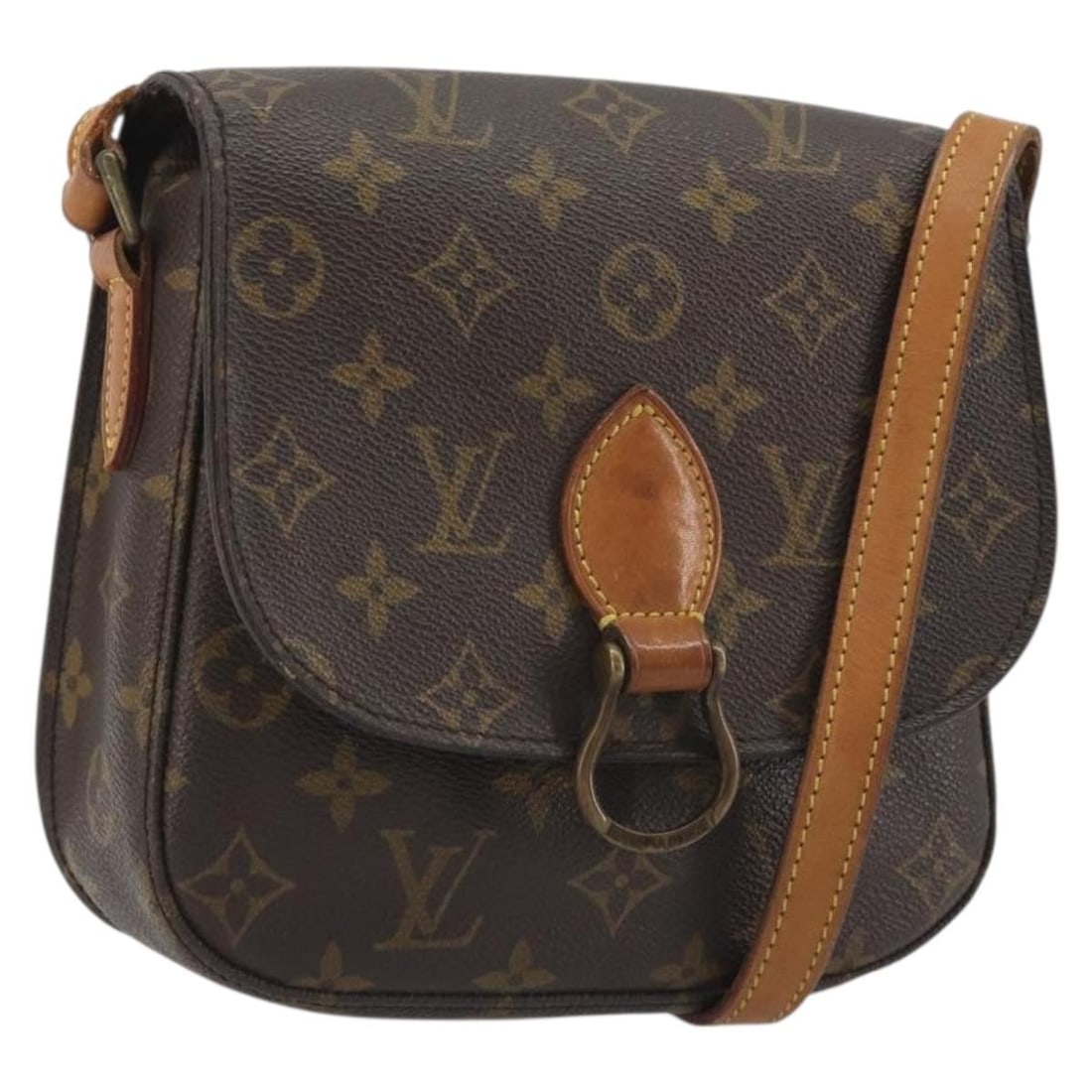 Louis Vuitton Saint Cloud MM Monogram Canvas Shoulder Bag M51243: Louis Vuitton Saint Cloud MM Monogram Canvas Shoulder Bag M51243 Louis Vuitton Saint Cloud MM shoulder bag in Monogram Canvas, made in France. This women's bag features the Monogram exterior and a sho